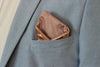 Rose gold and nude mens tuxedo bow tie