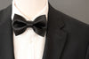 Black satin mens  big tom ford bow tie set, tom ford bow tie, black silk bow tie