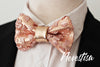 Dusty pink rose pink blsh pink Lace and rose gold leather bow tie mens wedding set, suspenders, pocket square, lapel flower boutonniere pin, groomsmen rose gold gift, pocket square. Boys prom set, Rose Gold  lace leather bow tie for men,boys rose gold wedding bow tie, boutonniere, genuine gold leather bow tie, blush pink lace set, prom bow tie, groomsmen wedding gift set for formal attire, nevestica nevestisa design, boho wedding design, dusty pink lace prom wedding dress 
