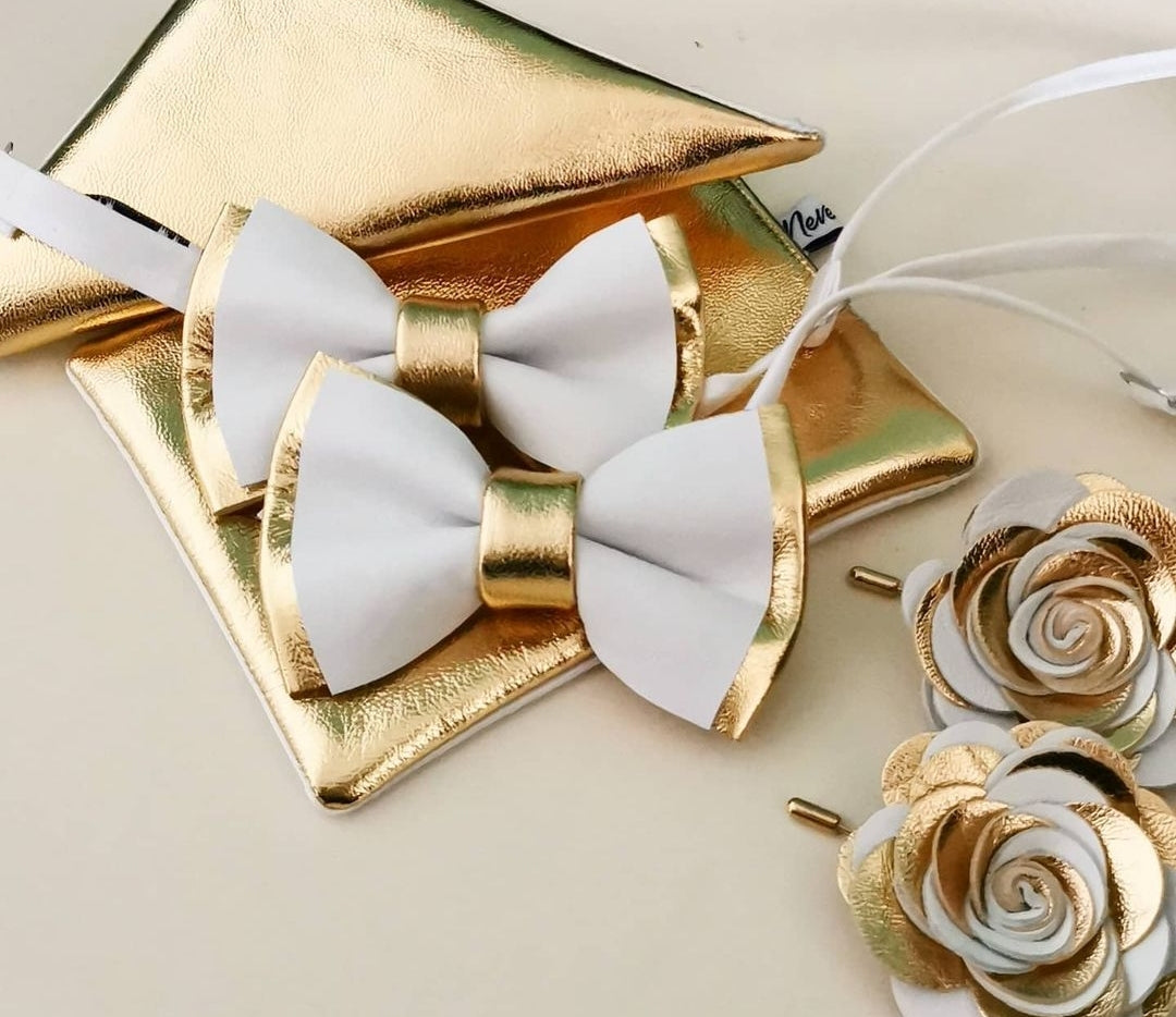 Gold Bow Ties