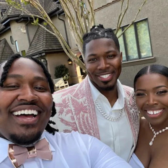 Prom coat and shop tie