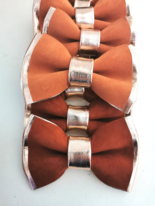 Rust Brown, Burnt Orange Bow Ties