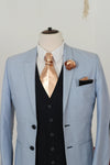 rose gold leather ascot neck tie necktie formal attire wedding elopement ideas
