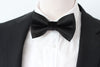 Men’s formal suit black satin bow tie. Hand Made elegant black satin. Elegant black satin bow tie for boys prom suit, wedding bowtie, groomsmen bow tie gold black gift sets.