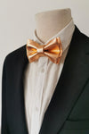 copper bow tie, bronze bow tie, rose gold groomsmen outfit n